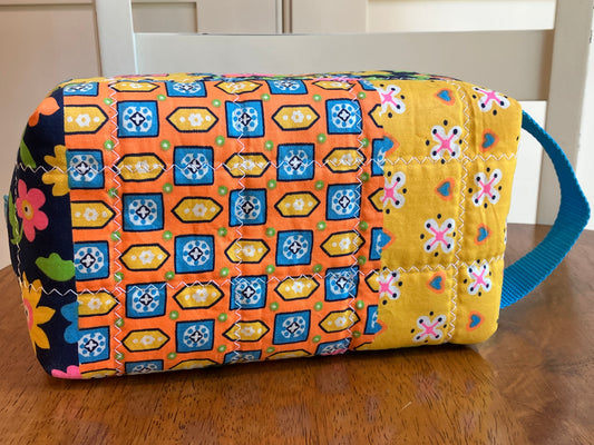 Flower Power Boxy Bag Blue