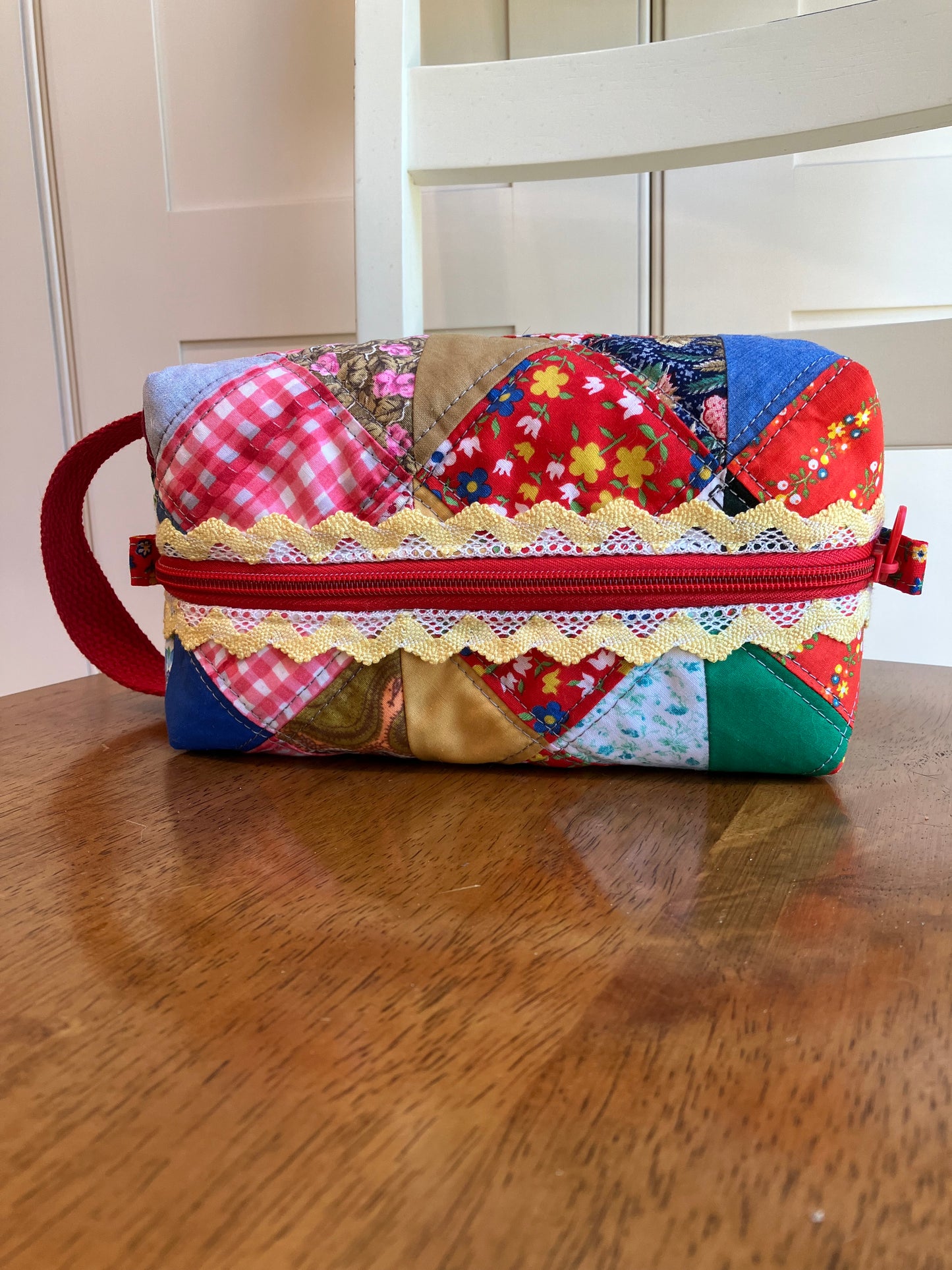 1970's Patchwork Boxy Bag no. 4