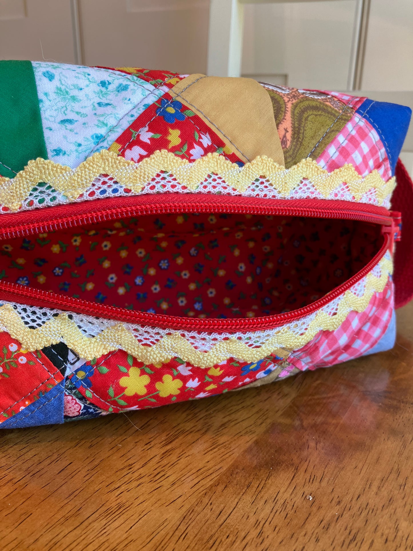 1970's Patchwork Boxy Bag no. 4
