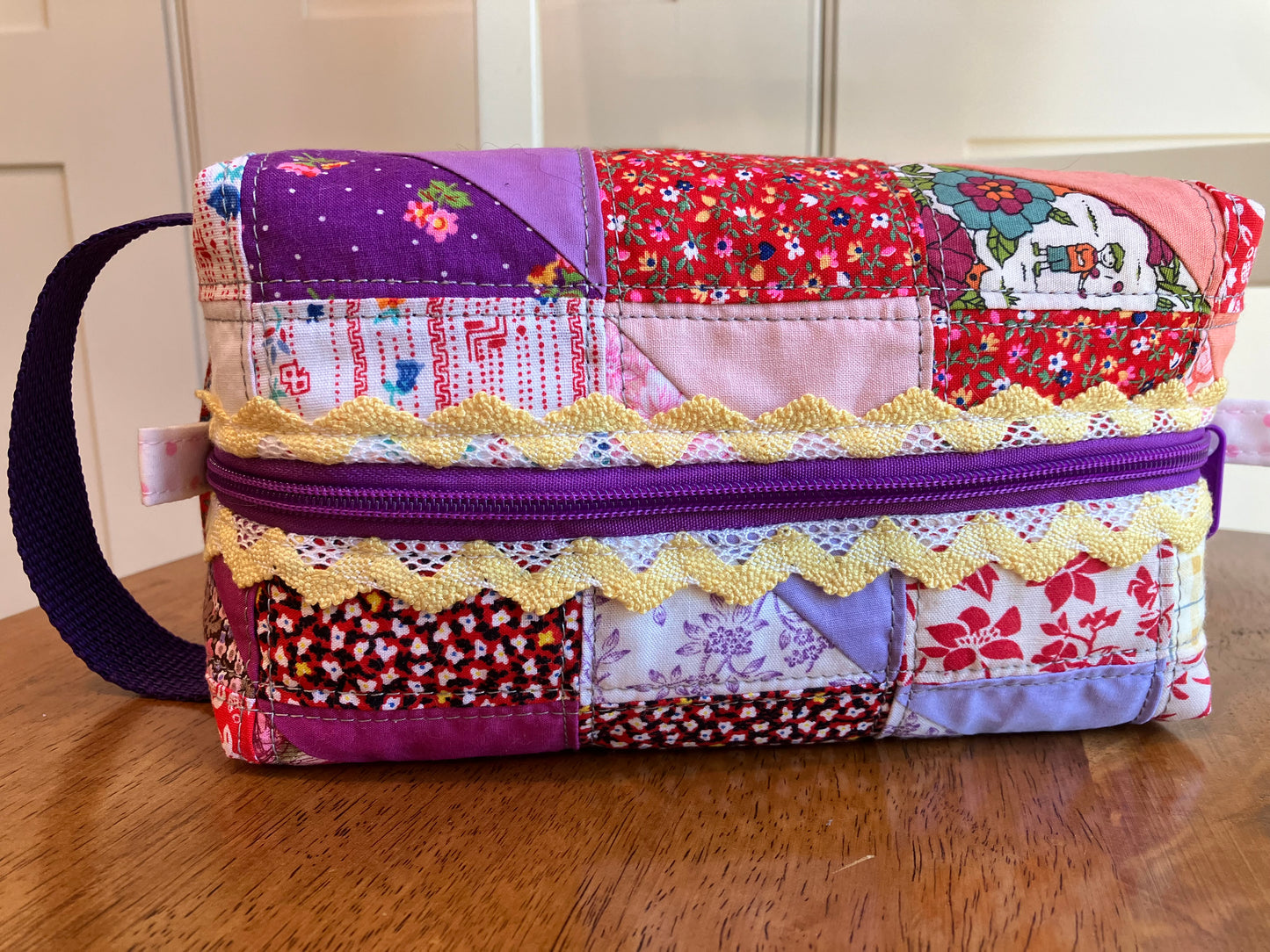 1970's Patchwork Boxy Bag no. 2