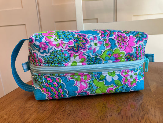 Groovy Vintage Print Boxy Bag