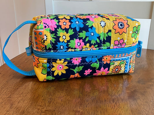 Flower Power Boxy Bag Blue