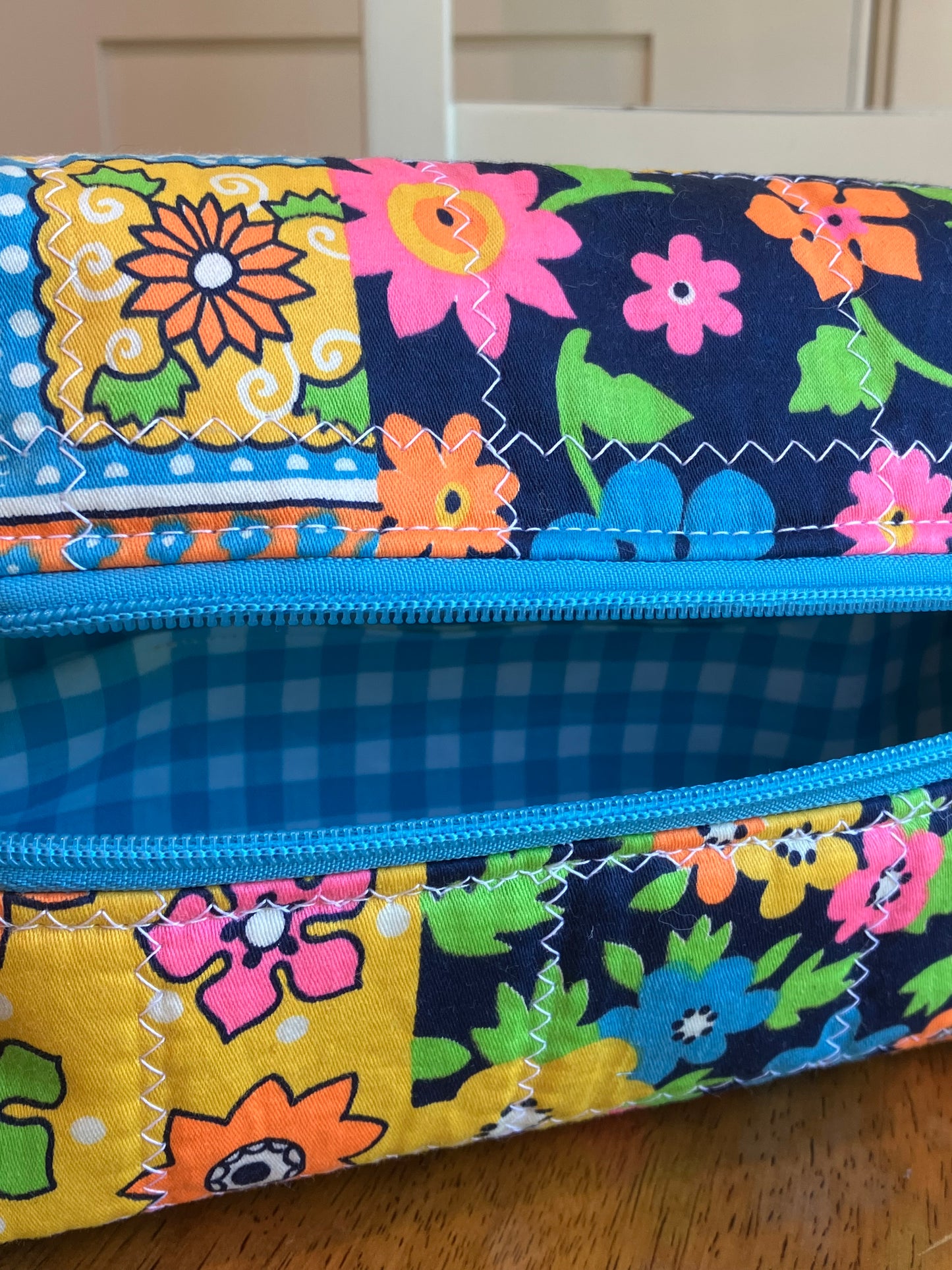Flower Power Boxy Bag Blue
