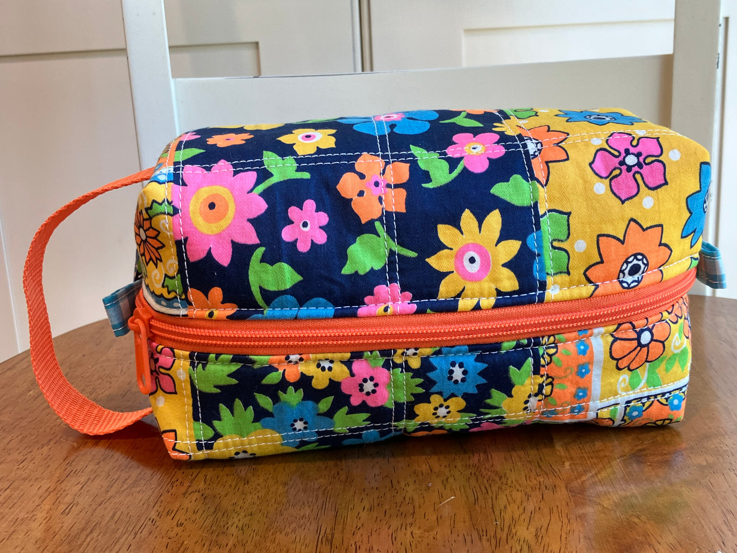 Flower Power Boxy Bag Orange