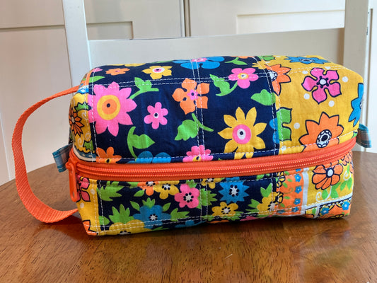 Flower Power Boxy Bag Orange